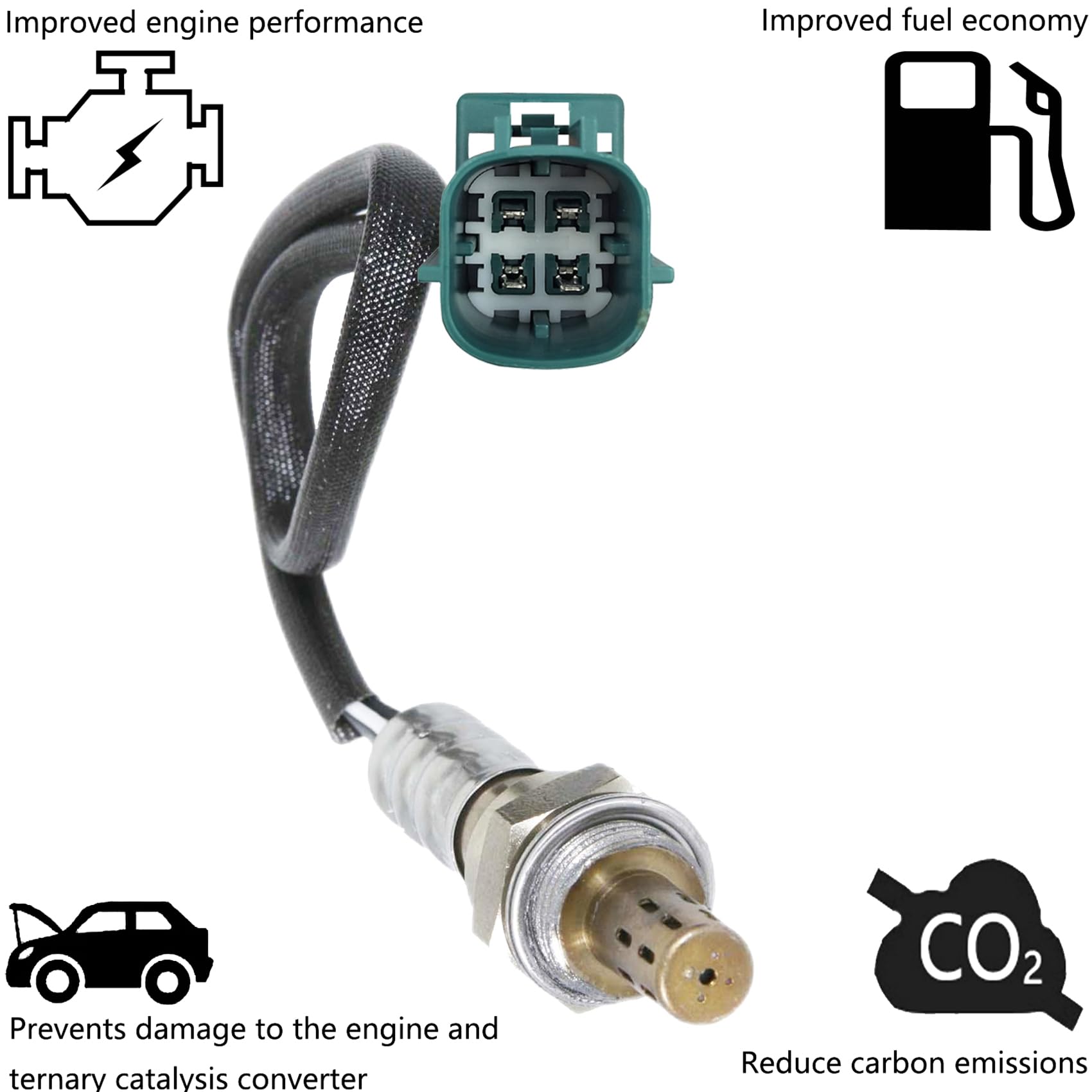 Amazon.com: YWIM 234-4296 4 Wire Oxygen Sensor Fit for